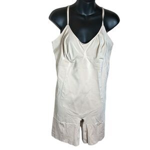 Spanx plus size oncore mid thigh body shaper ps1715 nude 3x